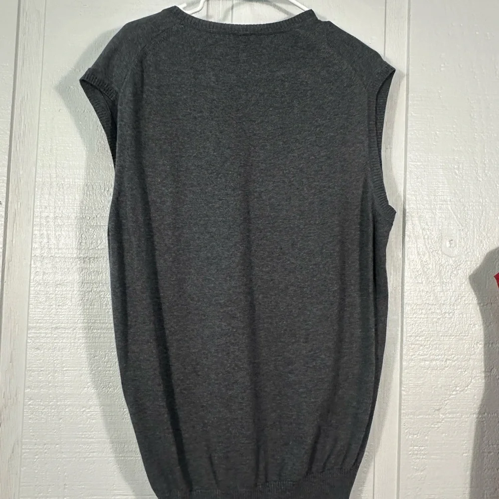 Jos A. Banks Gray Mens Sweater Vest Size XL EUC